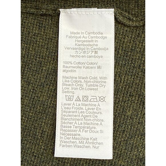 J Crew Womens Schoolboy Sweater Blazer~Size Medium~Green Heather Loden Top - Picture 12 of 13